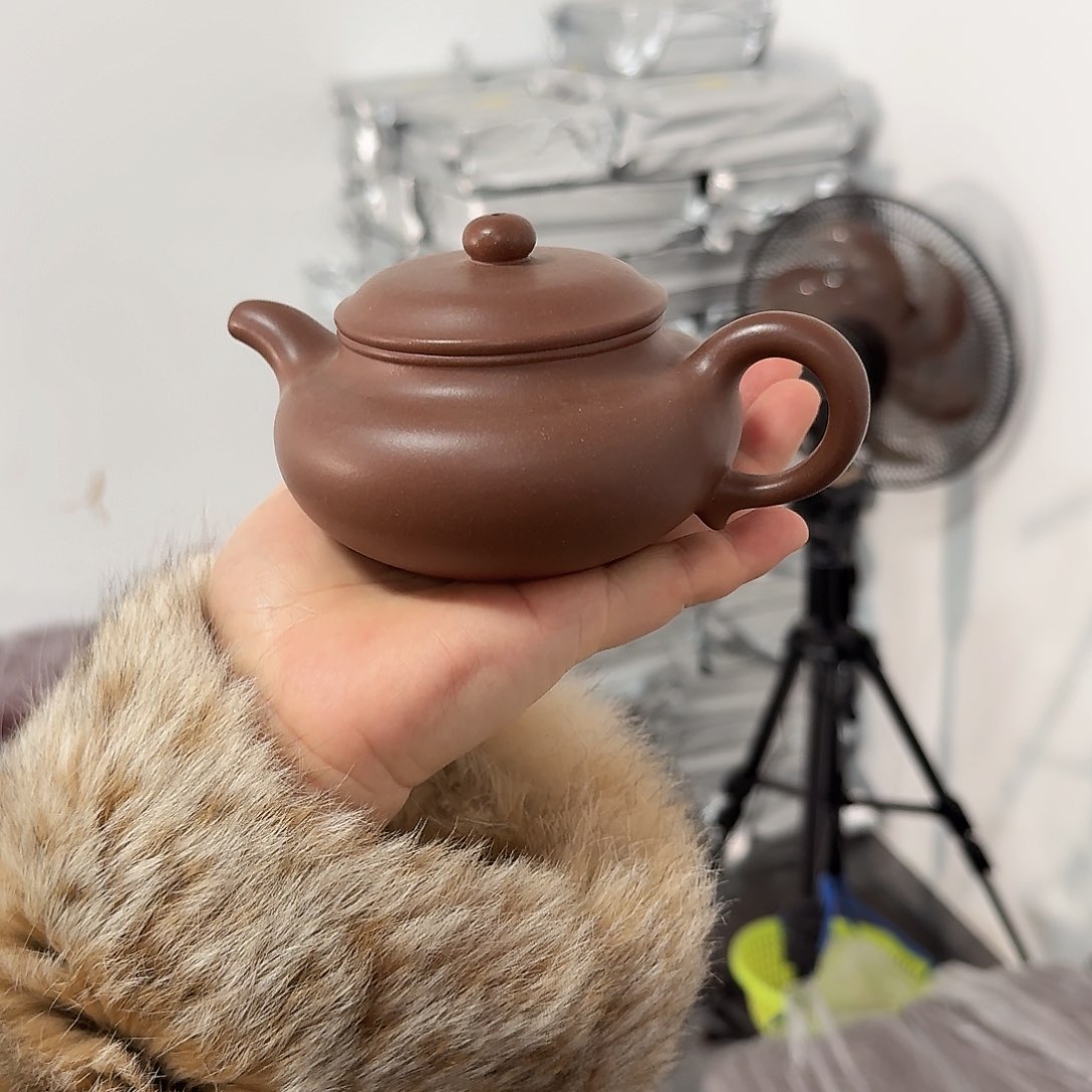 紫砂茶壶黄龙山原矿底槽青260