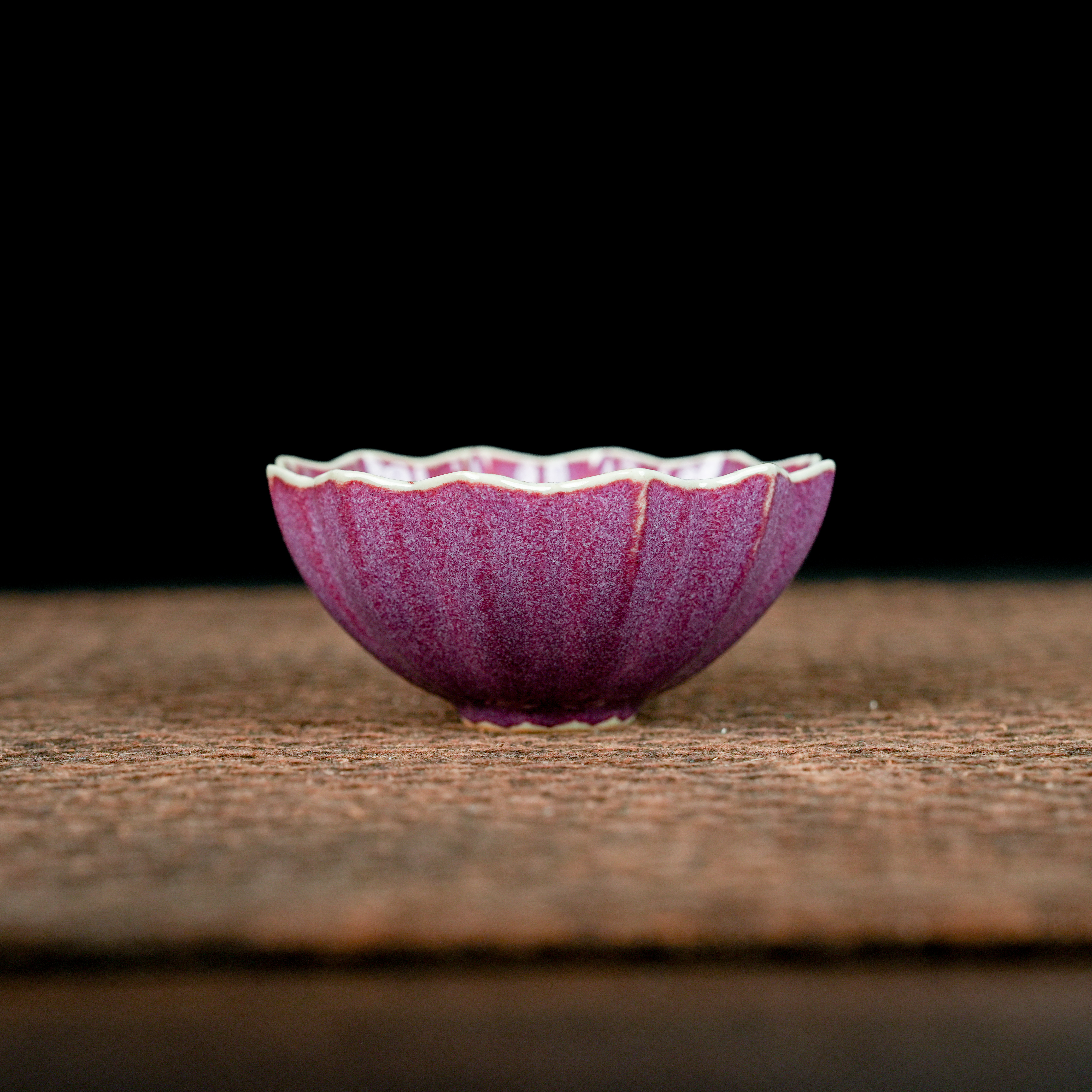 【翰垚】钧窑紫色枫叶主人杯  80ml