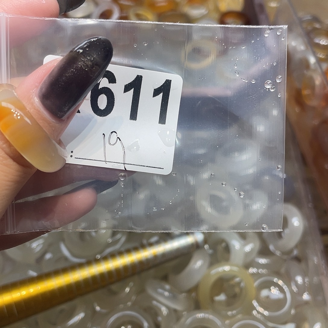 玛瑙/玉髓未镶嵌戒指611