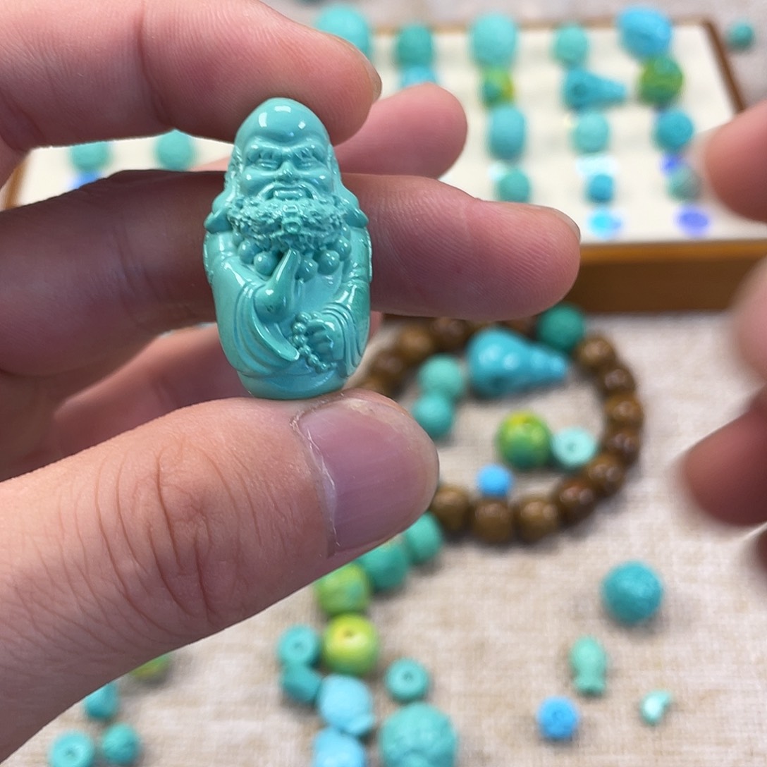 原生态湖北松配饰，直径17