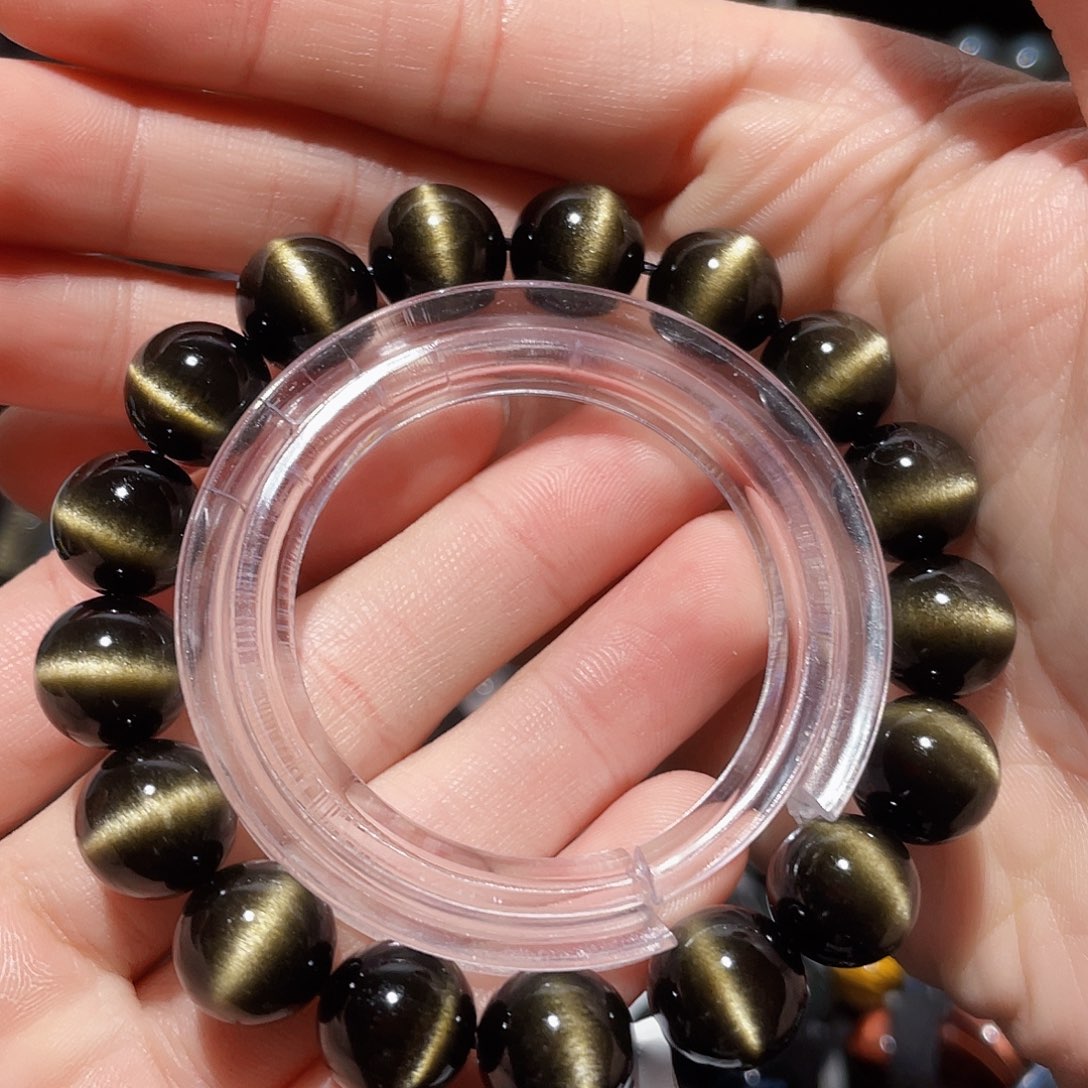 黑曜岩手链未镶嵌z****5