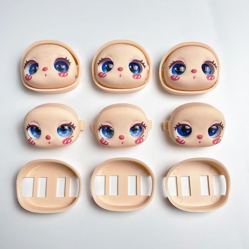【怡昕专属】玩偶面皮手工脸模硅胶搪