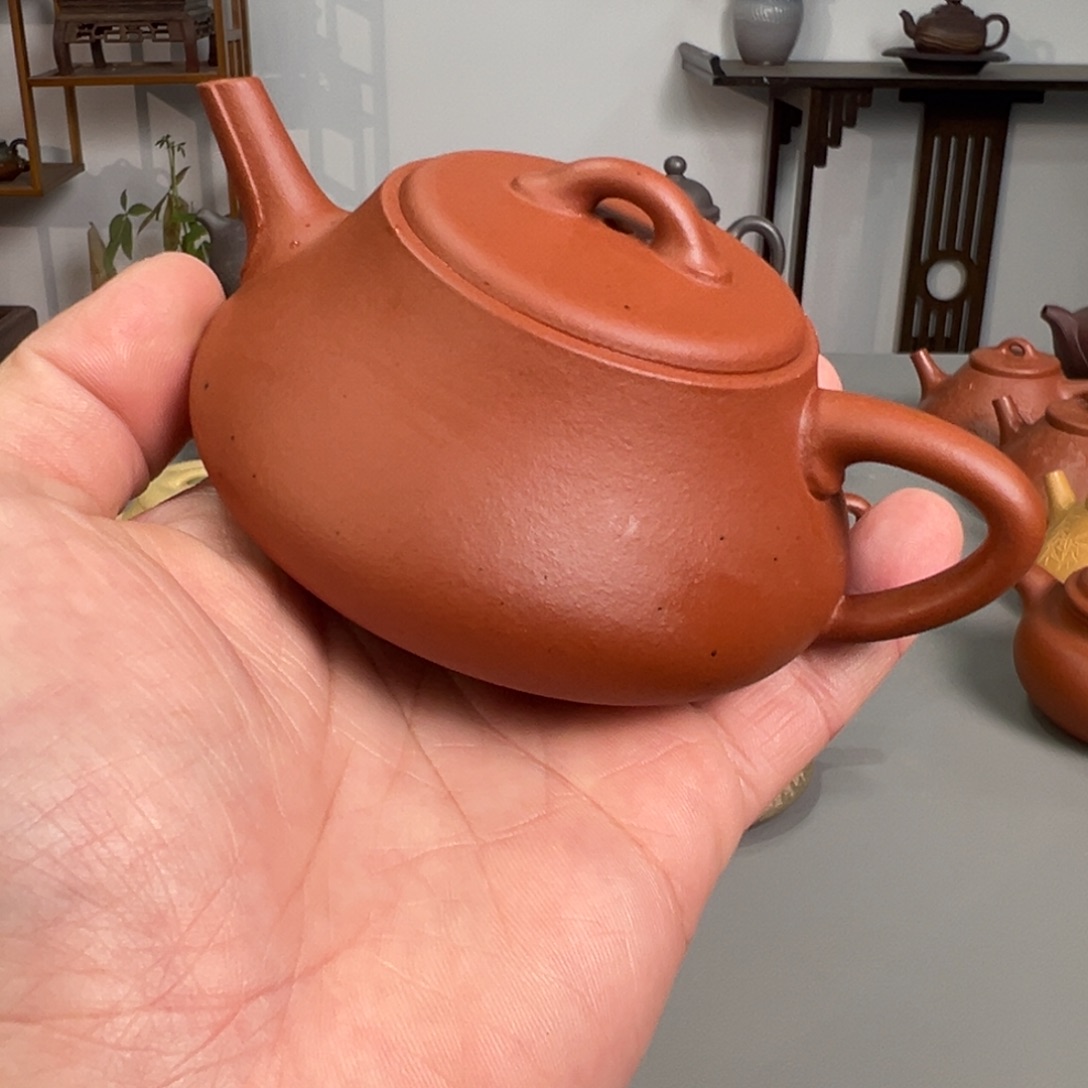 一***风紫砂茶壶大红袍业瓢