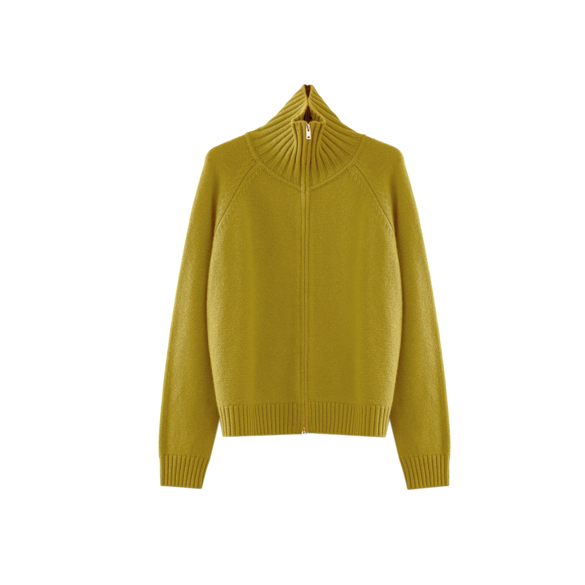 【赵大喜】现货！自由领拉链开衫 | 100绵羊毛 高克重好搭配内搭开衫