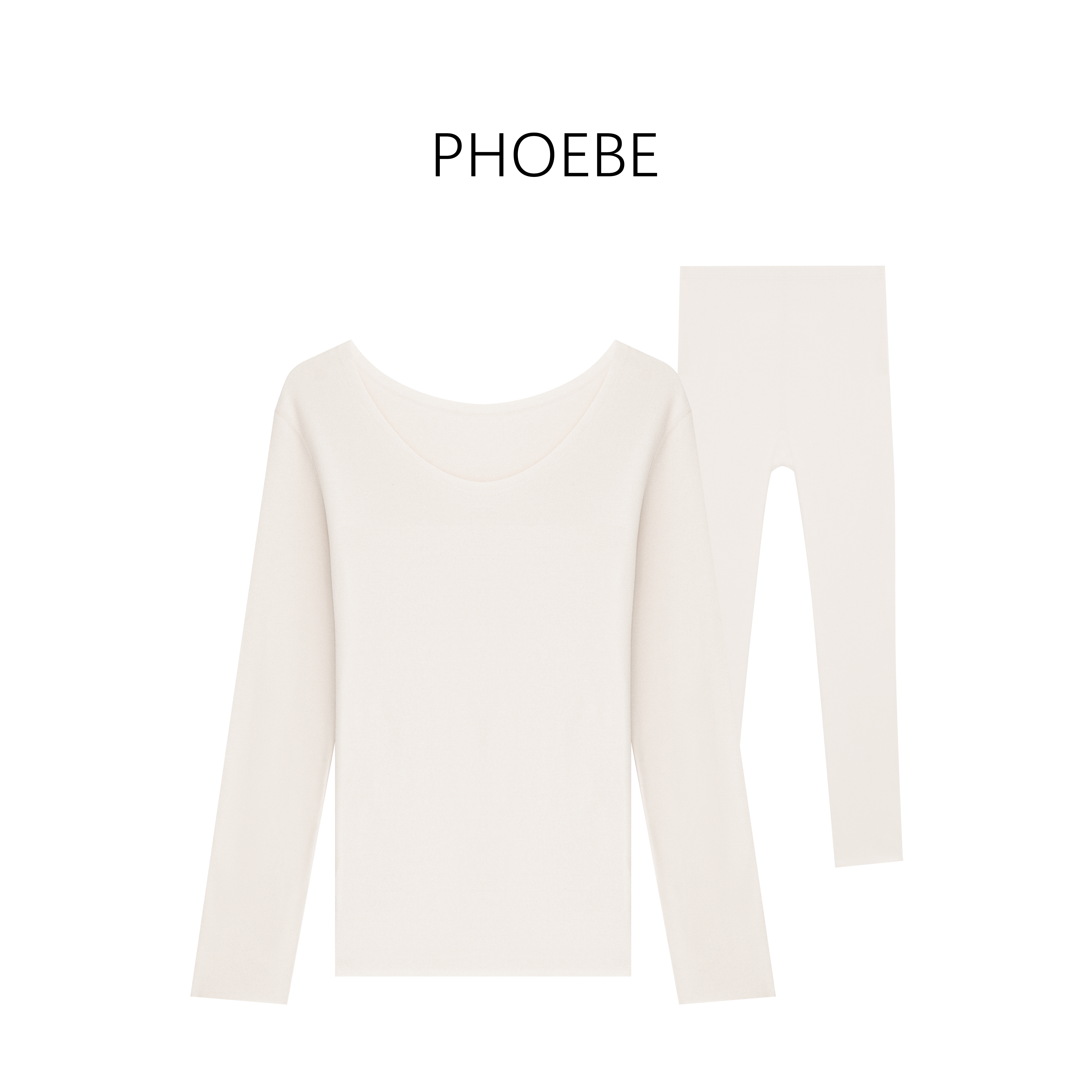 【小暖炉】PHOEBE叶姐 秋冬贴身亲肤家居服秋衣裤套装H5090616C