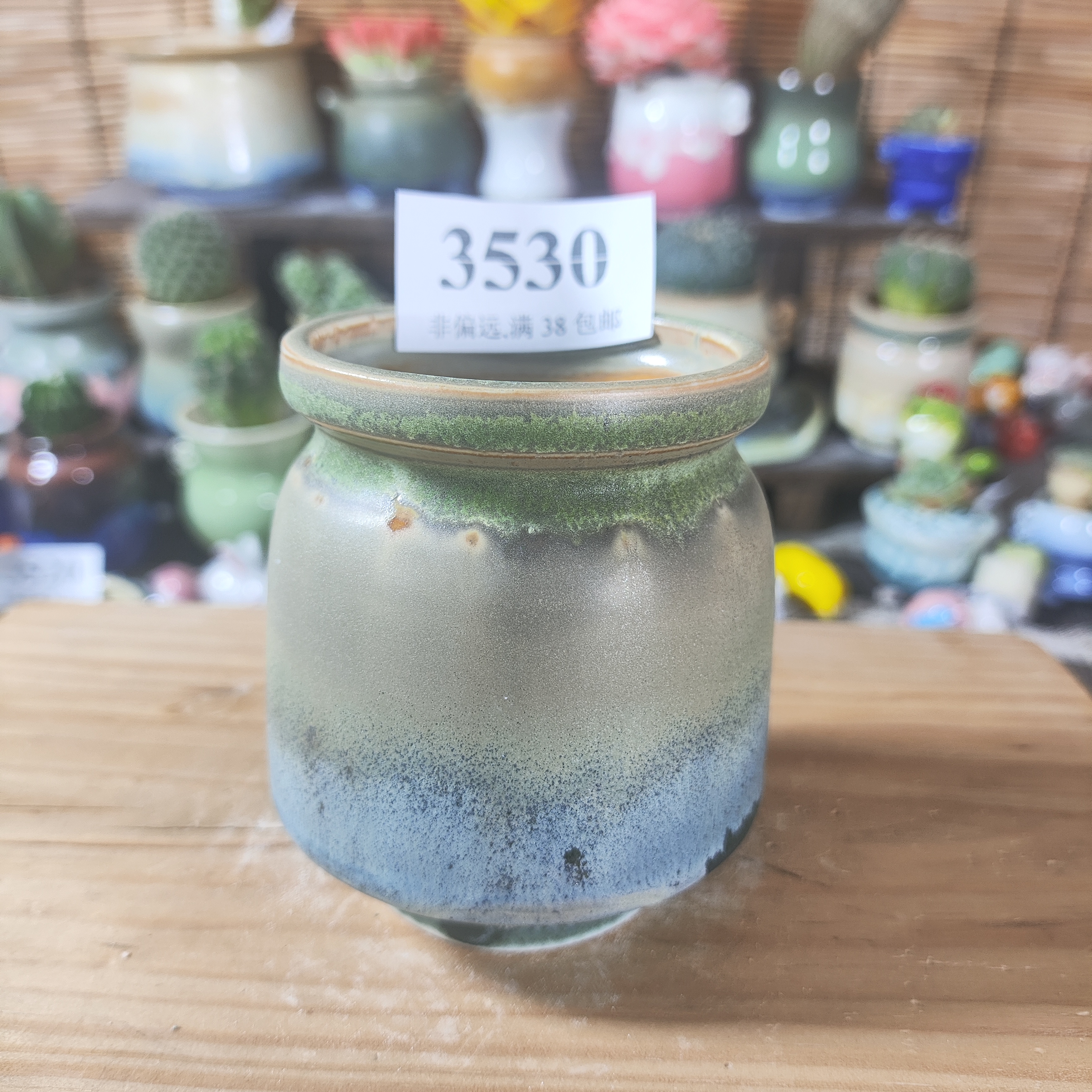 口5高7，3530手工创意多肉花盆摆件迷你多景德镇纯手工制做