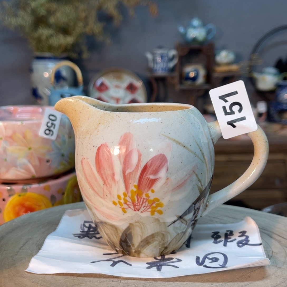 杯素浅陶瓷手工手绘