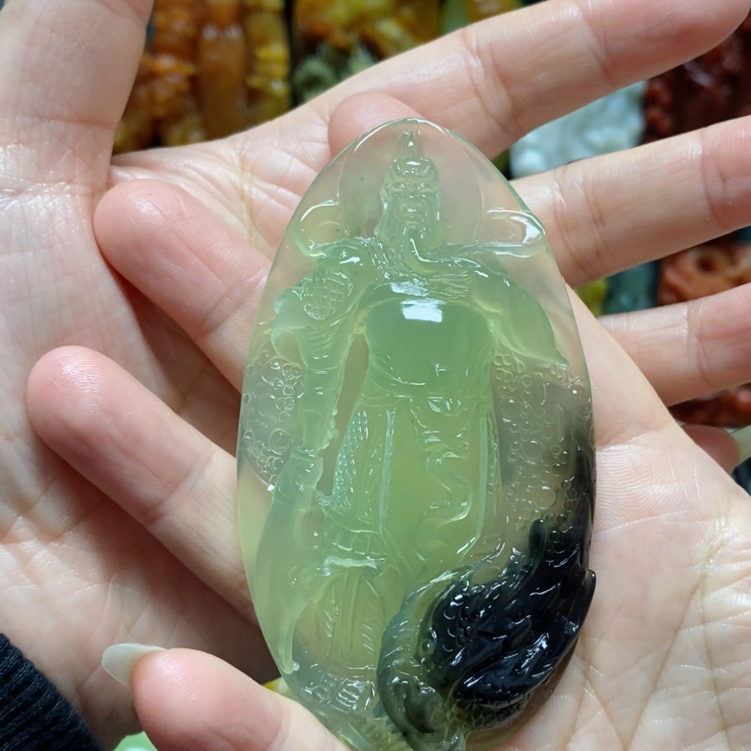 岫玉吊坠(赠链)未镶嵌?**水