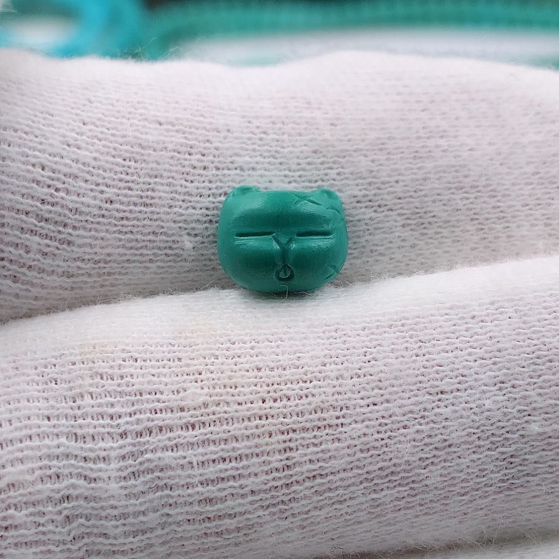 绿松石猫咪未镶嵌