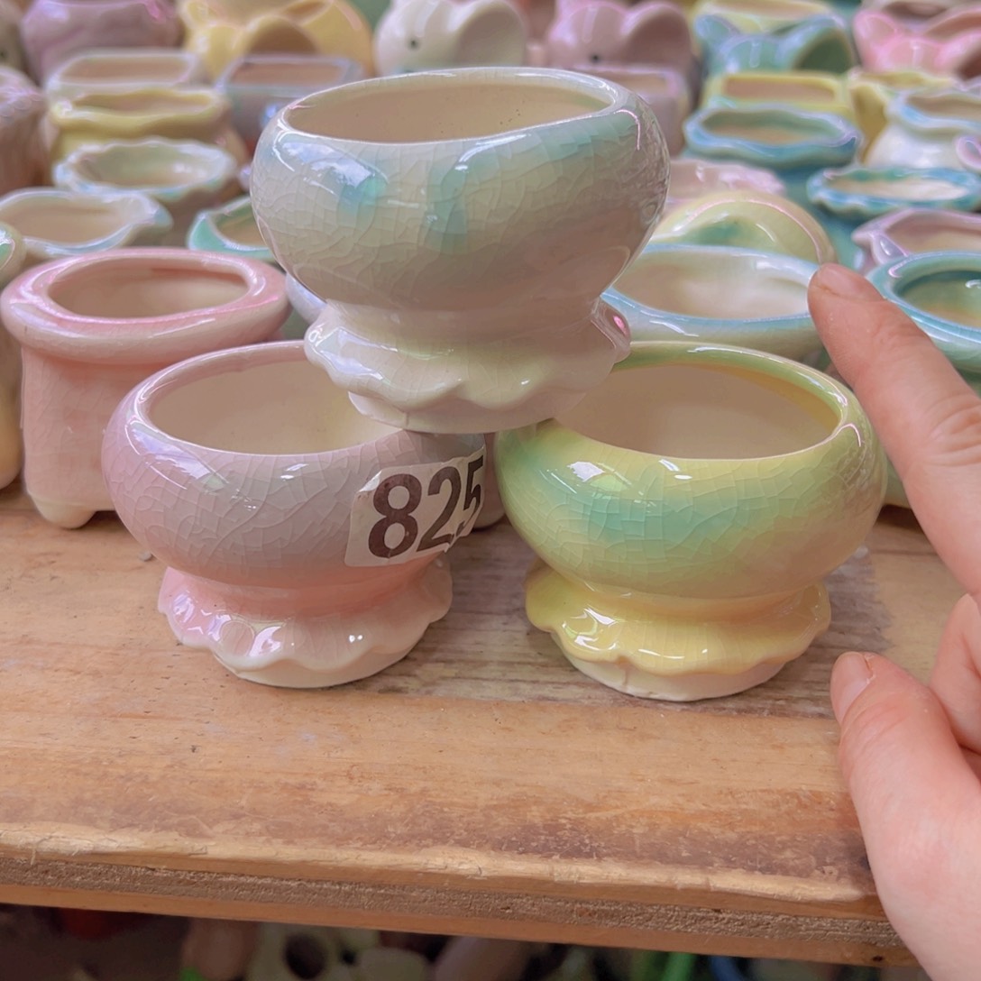 陶瓷花盆当场满12包邮