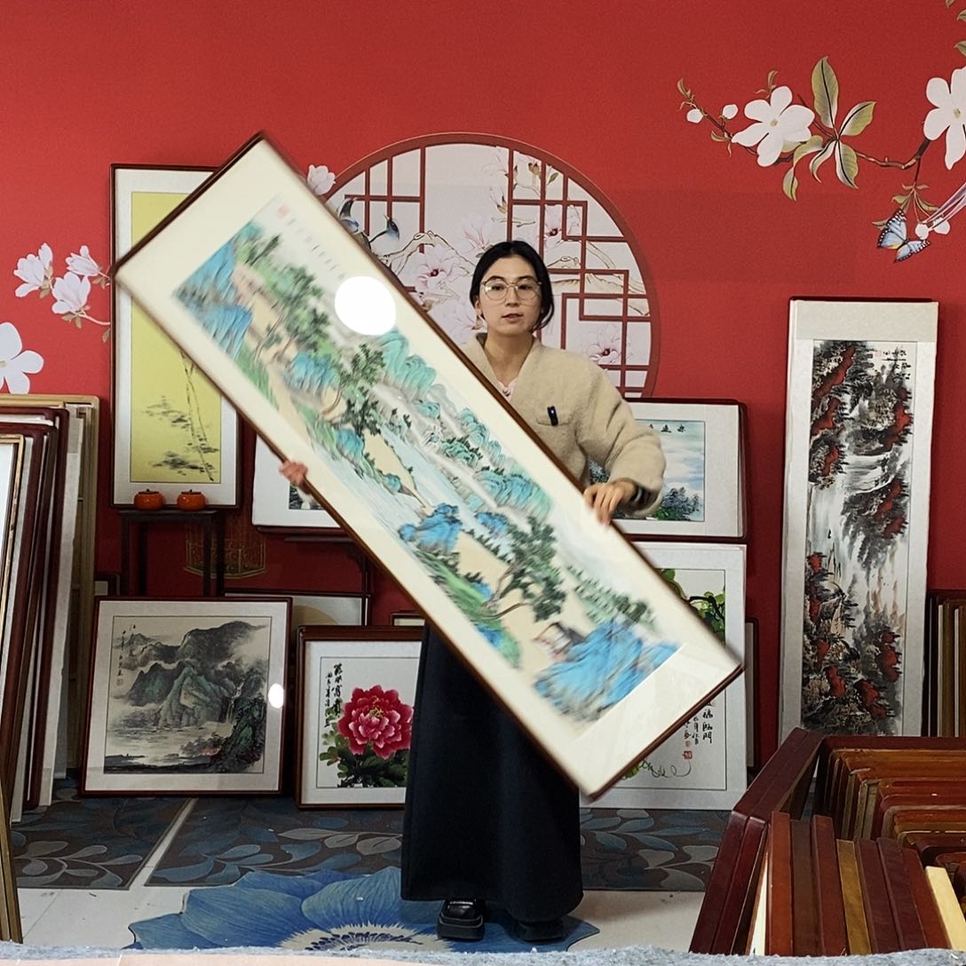 国画手写手绘47✖️162国画作品