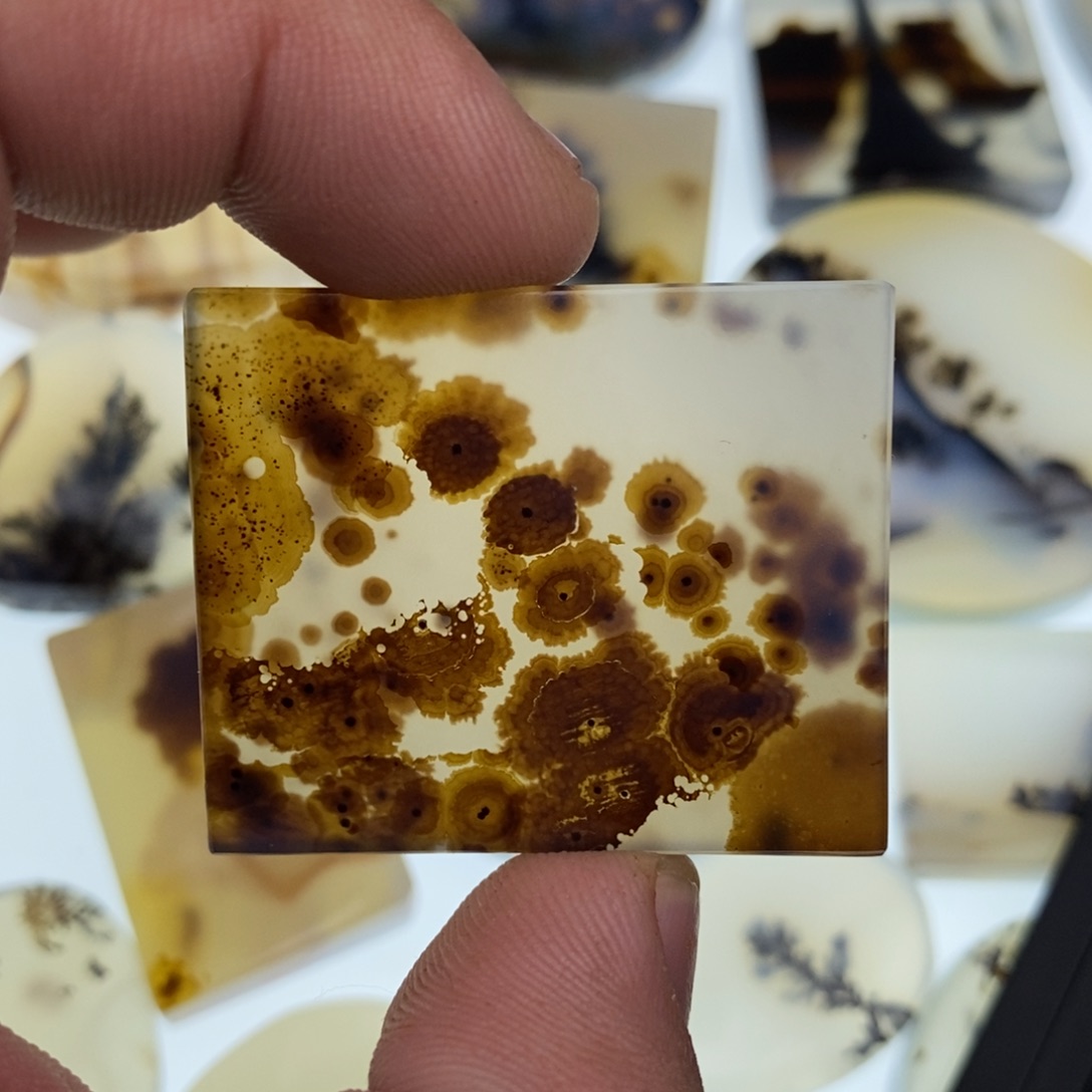 玛瑙/玉髓牌子足银镀金镶嵌