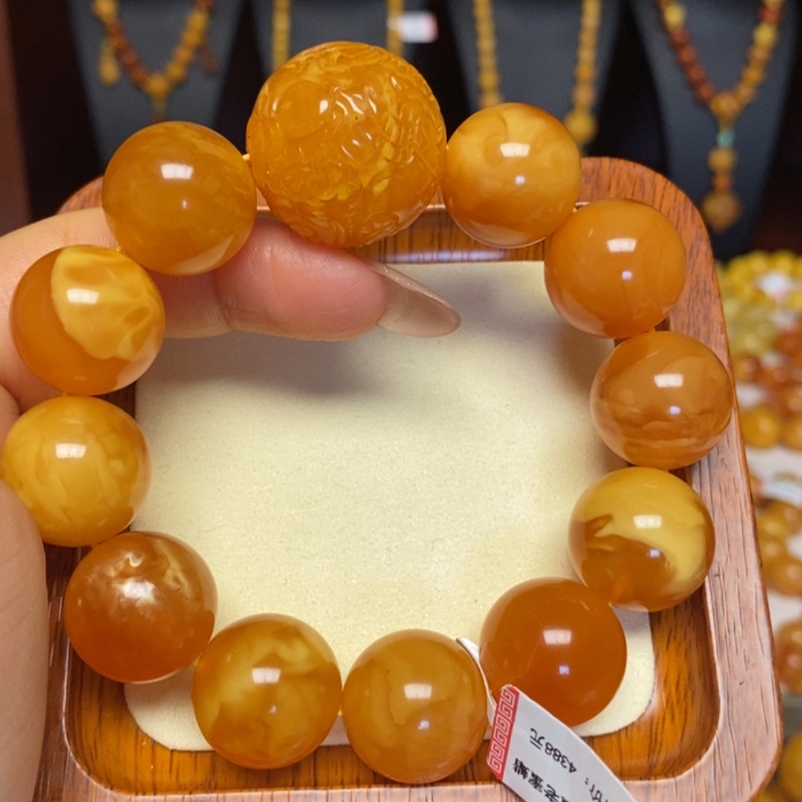 【闪购商品】蜜蜡手链未镶嵌手串