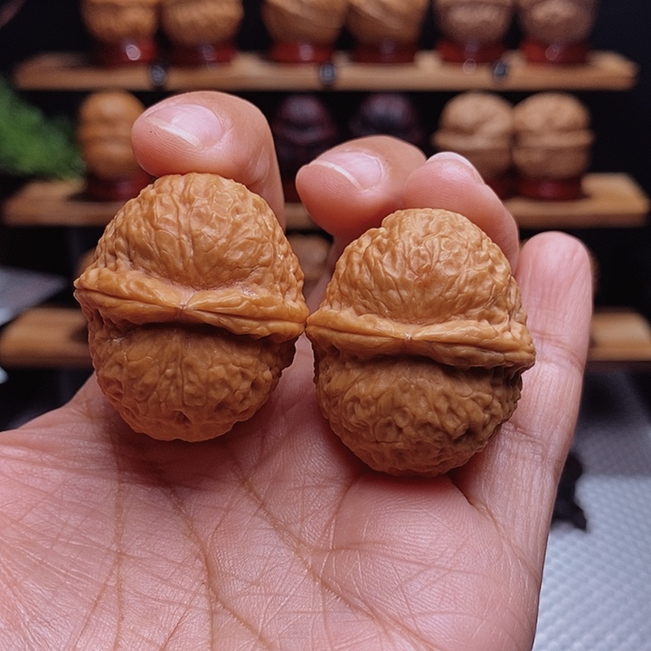 文玩核桃把件石奎元宝10号