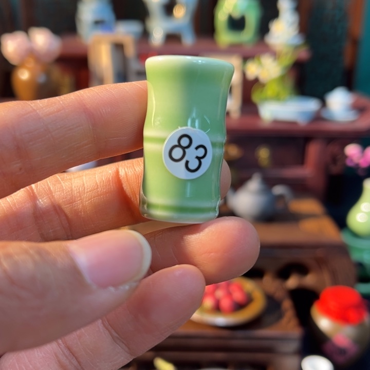 摆件微陶老王迷你花瓶