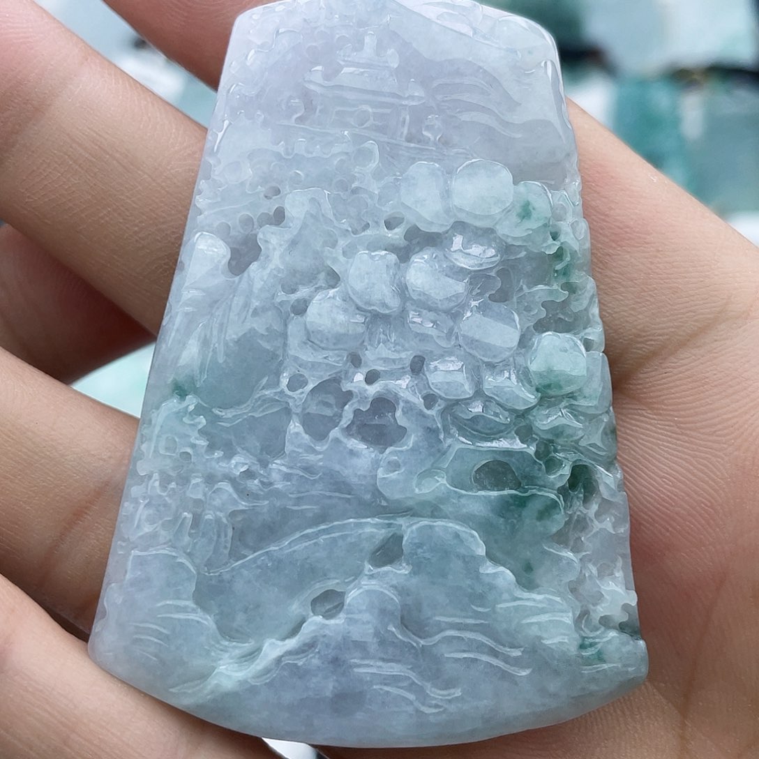 颈饰未镶嵌翡翠翡翠