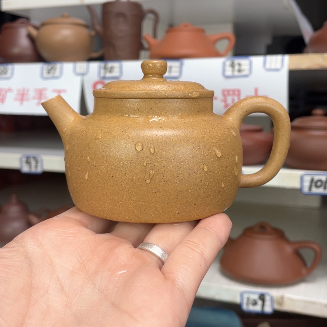 紫砂茶壶黄龙山段泥全手工200毫升