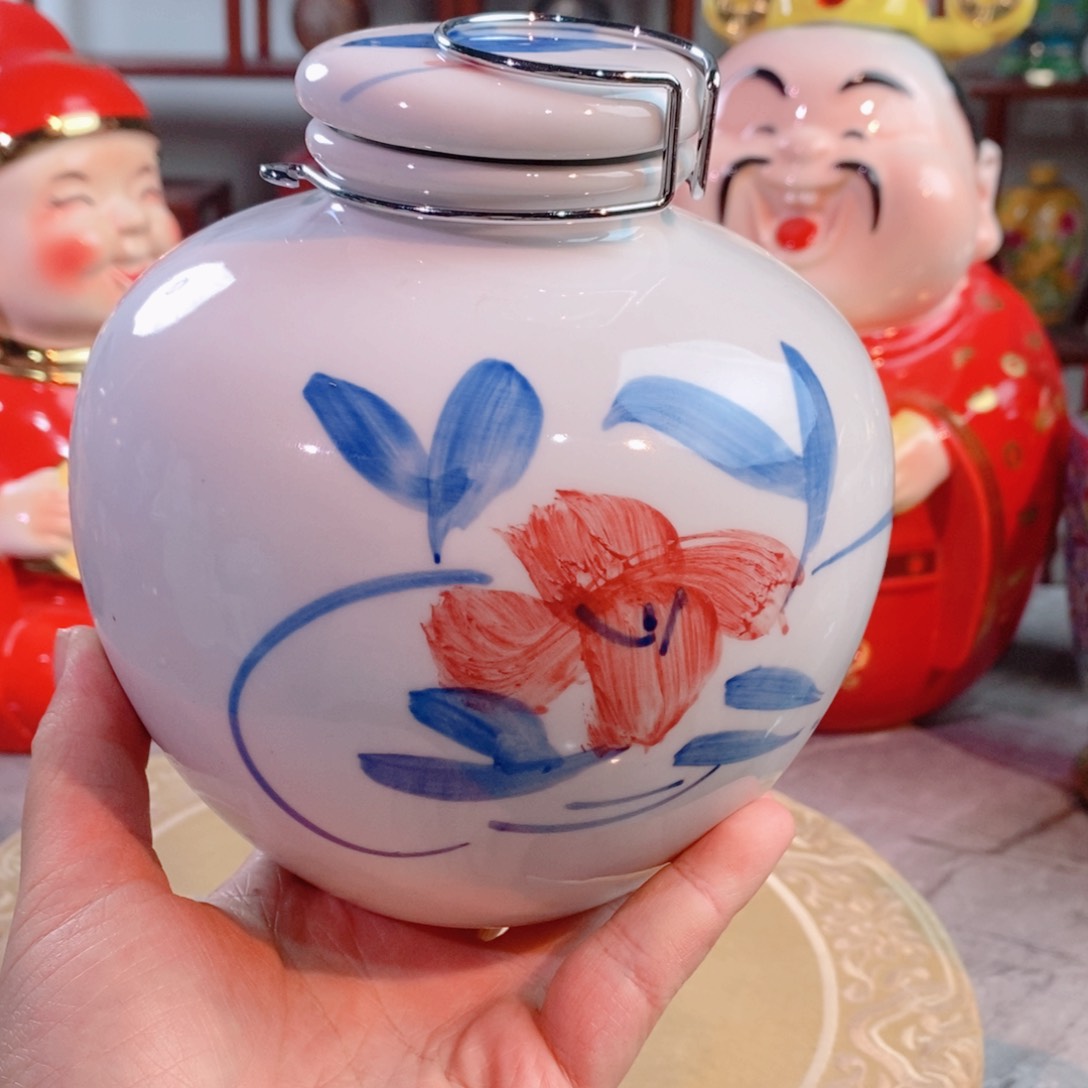 摆件景德镇垚晶陶瓷2斤手绘