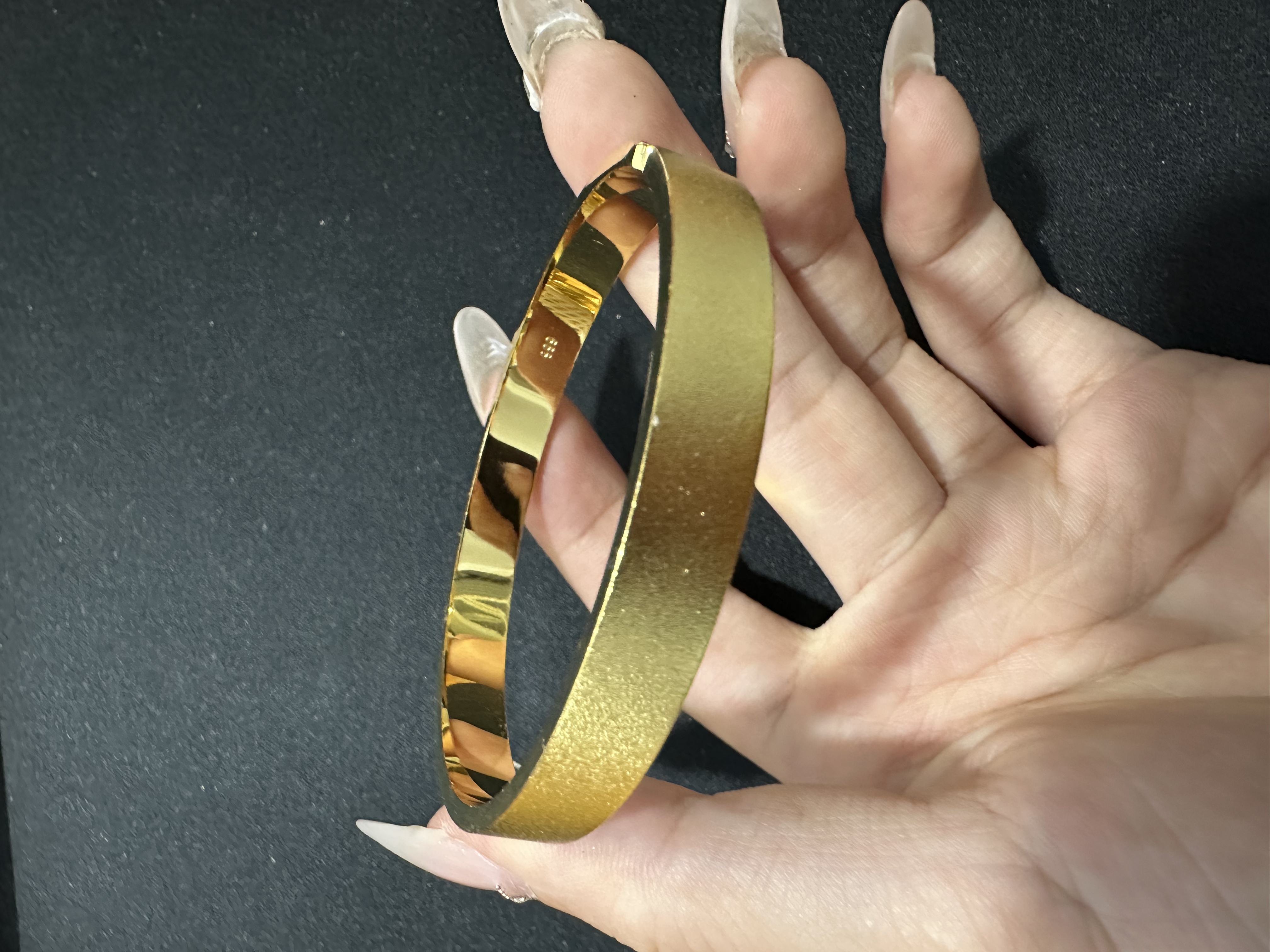 S075-精工素圈手镯