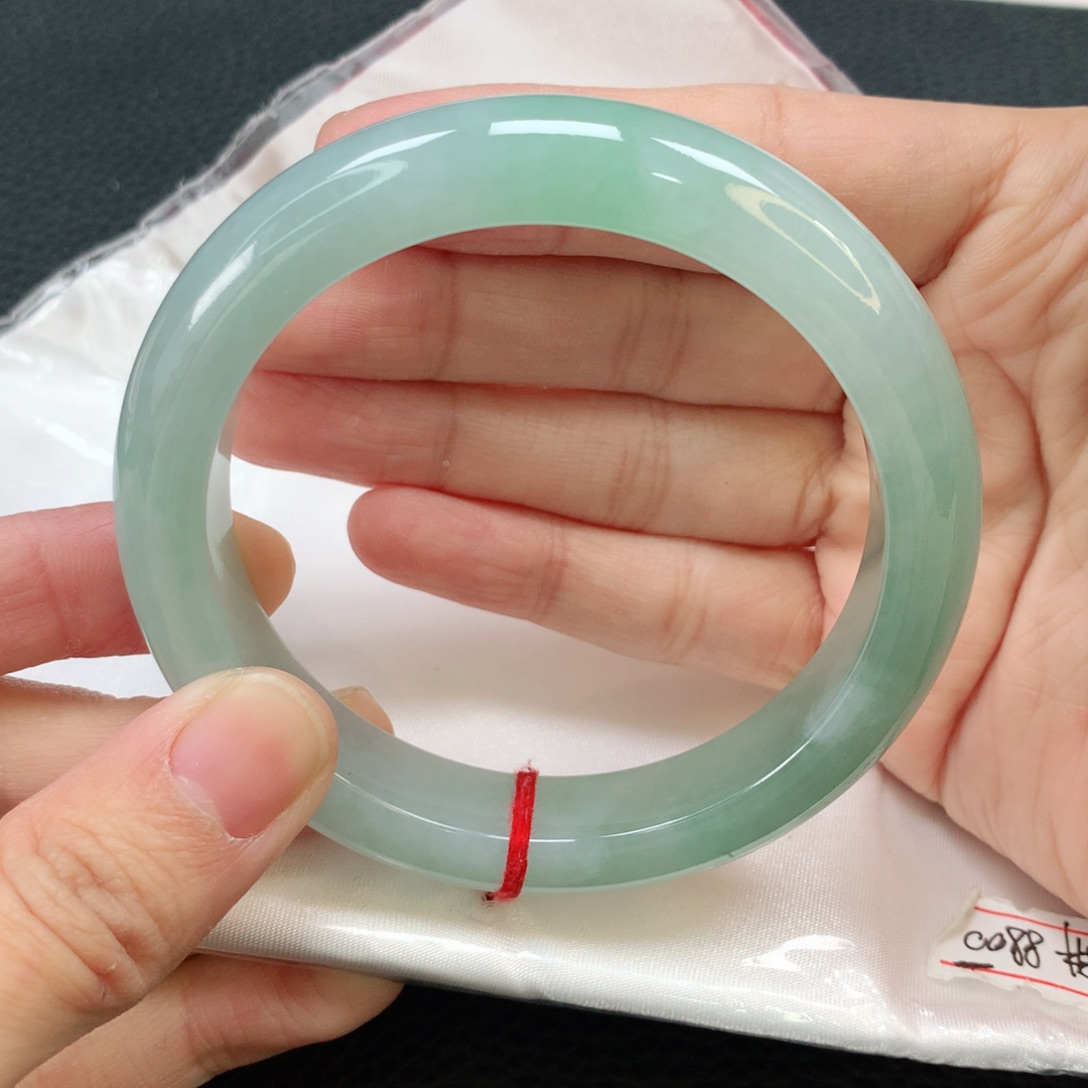 翡翠手镯未镶嵌缅甸58