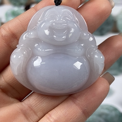 翡翠颈饰未镶嵌大佛福利