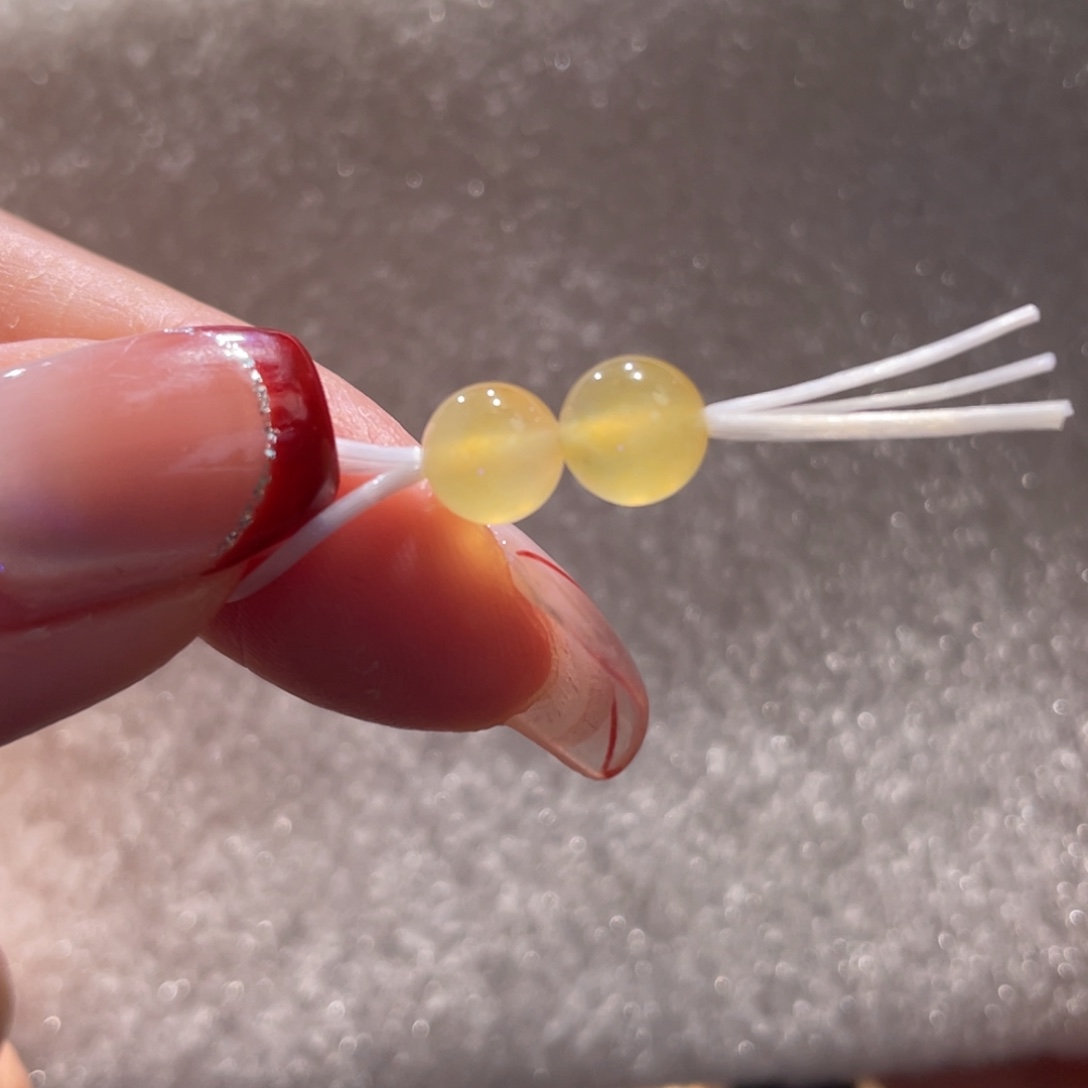 翡翠散珠天然缅a黄翡