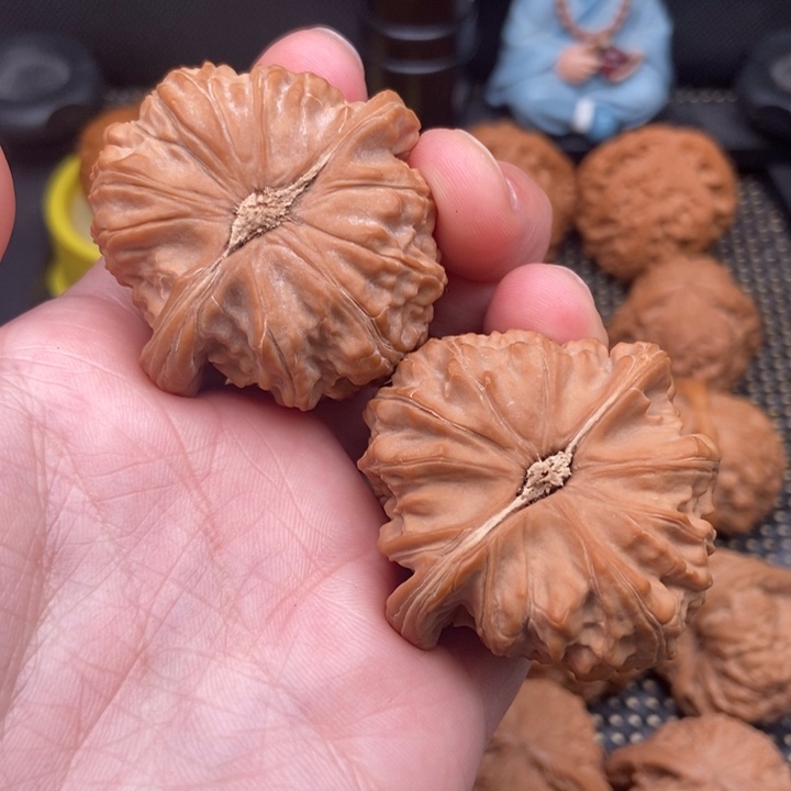 文玩核桃吊坠刘***白狮子