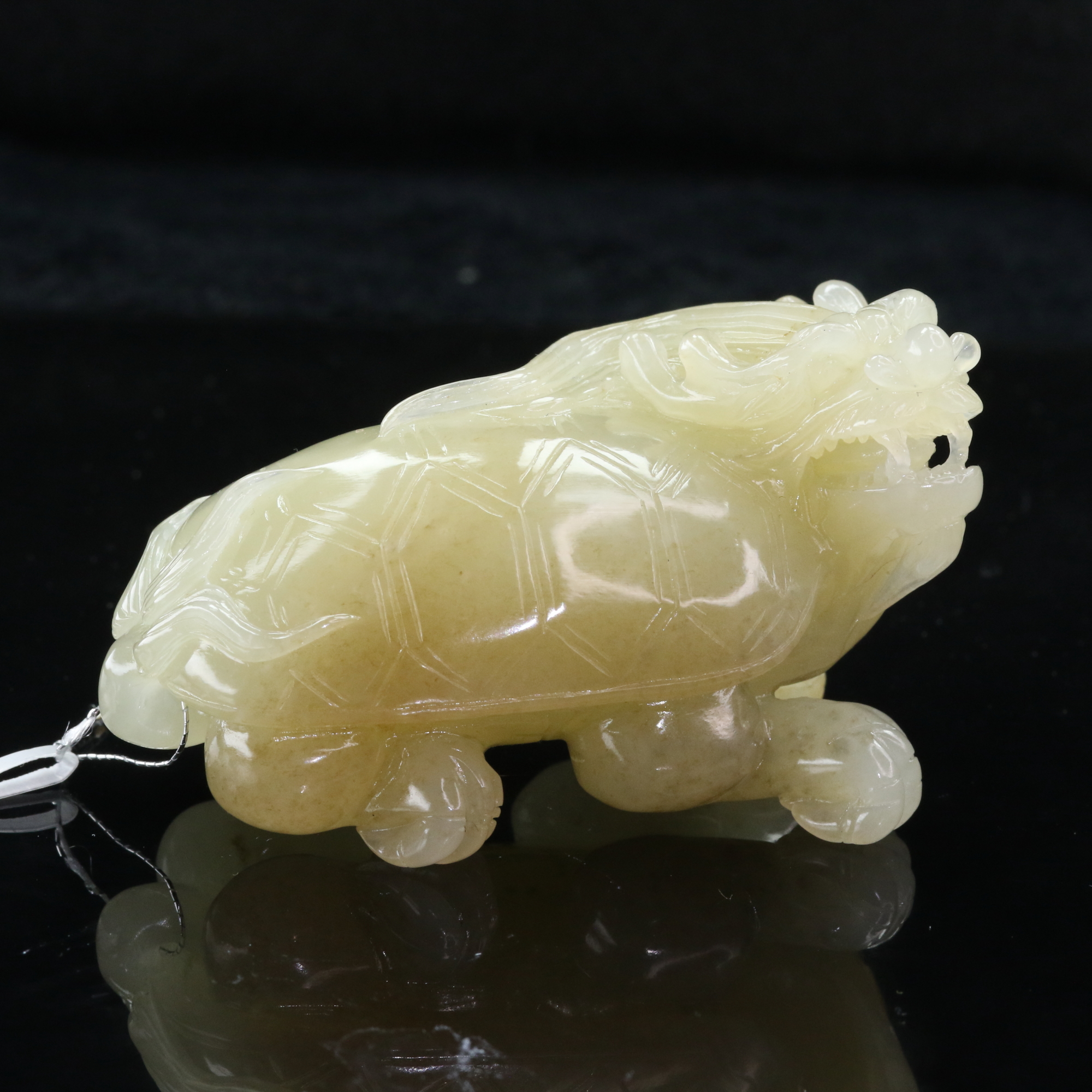 22和田玉且末糖龙龟/800435上海嘉禾拍卖