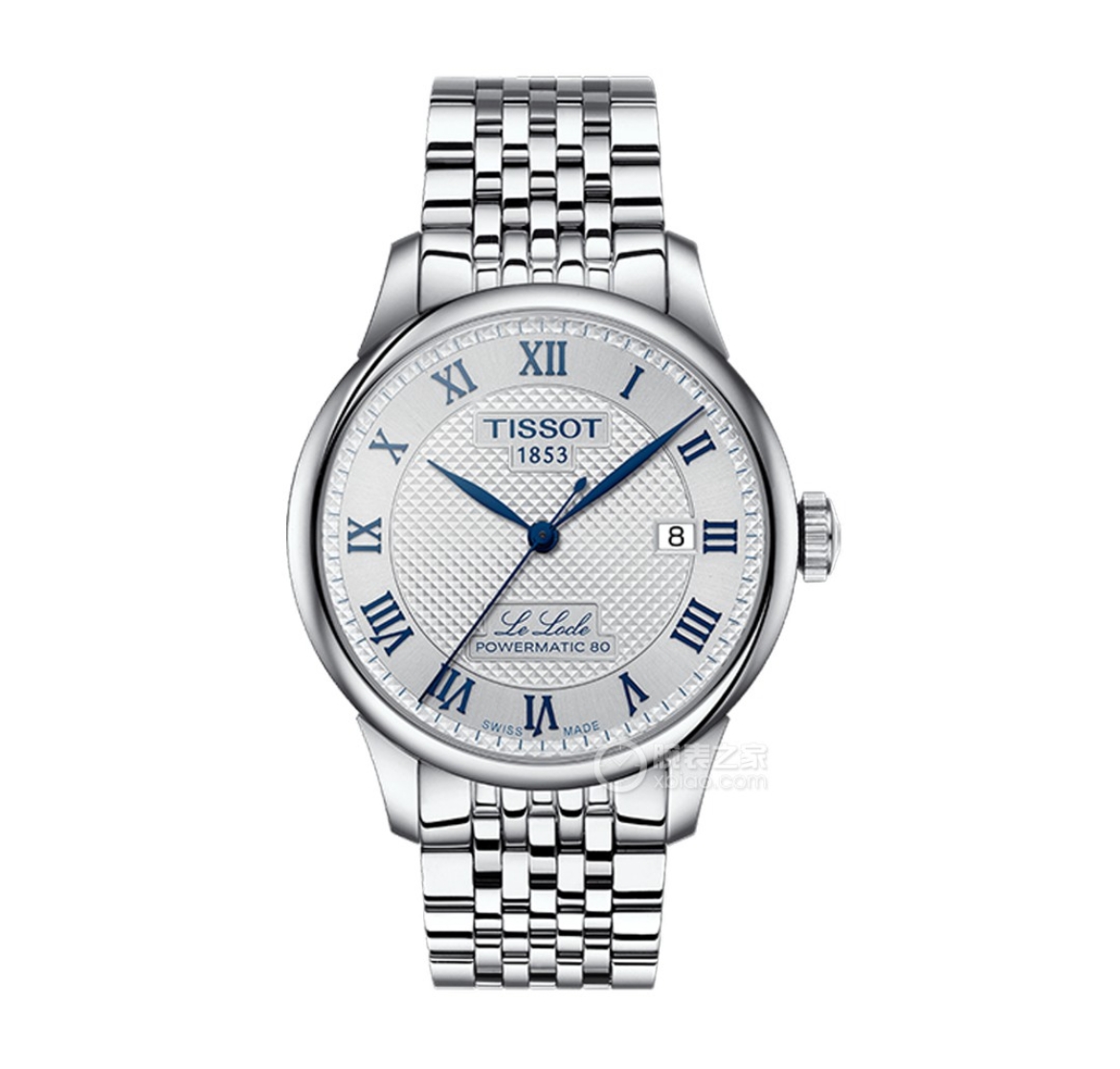 99新 Tissot/天梭 新款力洛克/39.3m/白盘钢琴蓝针男款/原5800/全