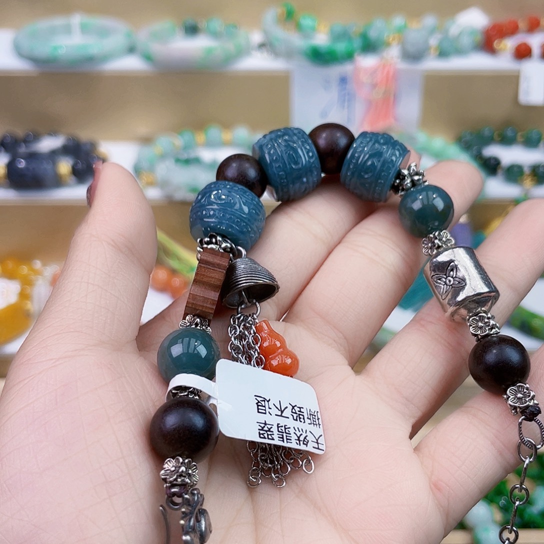 翡翠未镶嵌手链手链