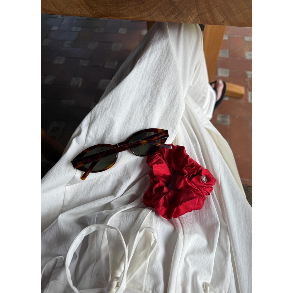 娜娜同款/博主挚爱 南油小众女装轻薄棉宽松抽绳阔腿裤女 气球裤