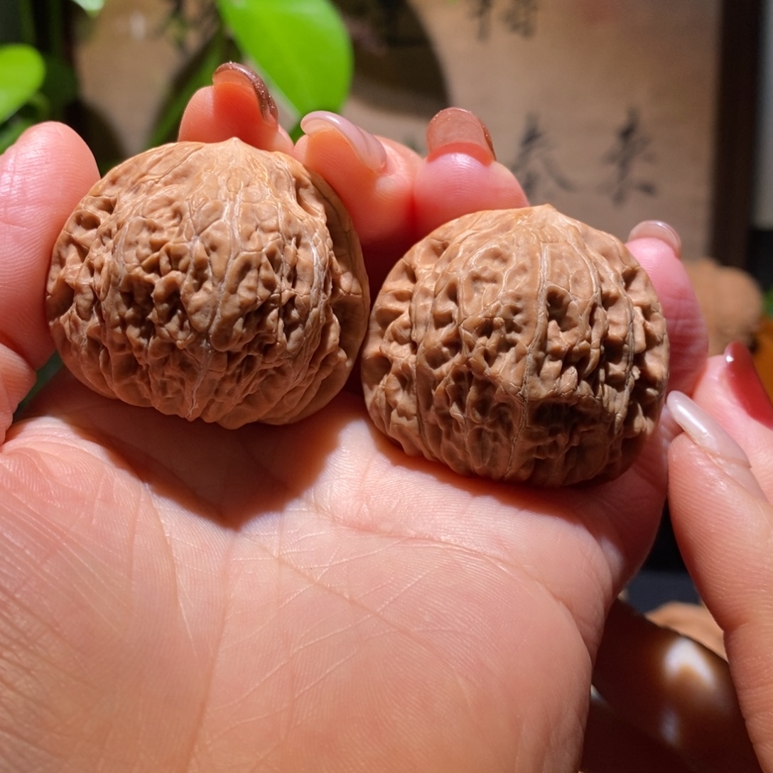 把件文玩核桃38+铁锤