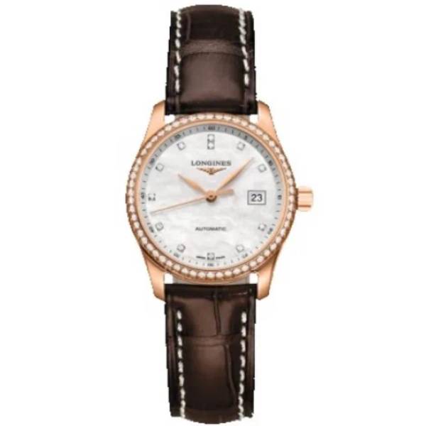 99新 Longines/浪琴 名匠257/机械/18K金钻/表径29mm/女士腕表