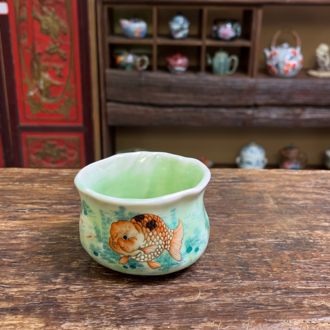 景德镇柴烧手工手绘陶瓷