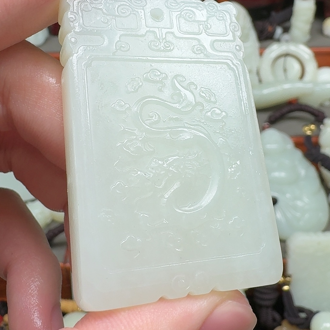 快***智和田玉未镶嵌把件