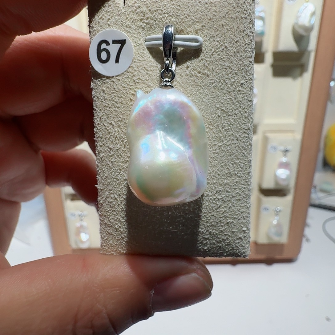 颈饰合金淡水珍珠