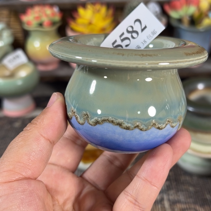 口5 手工花盆满30包邮