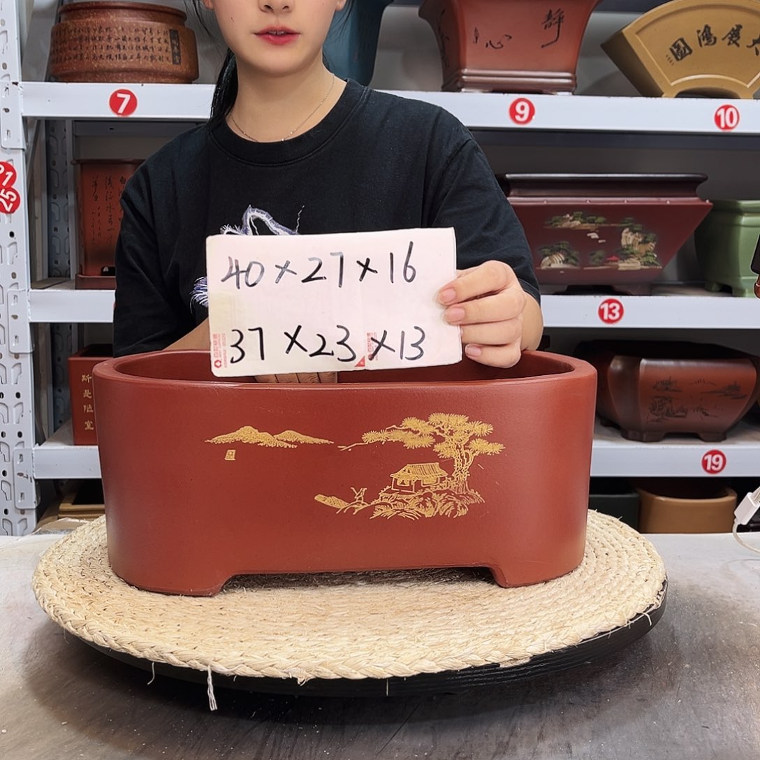 紫砂花盆紫砂花盆