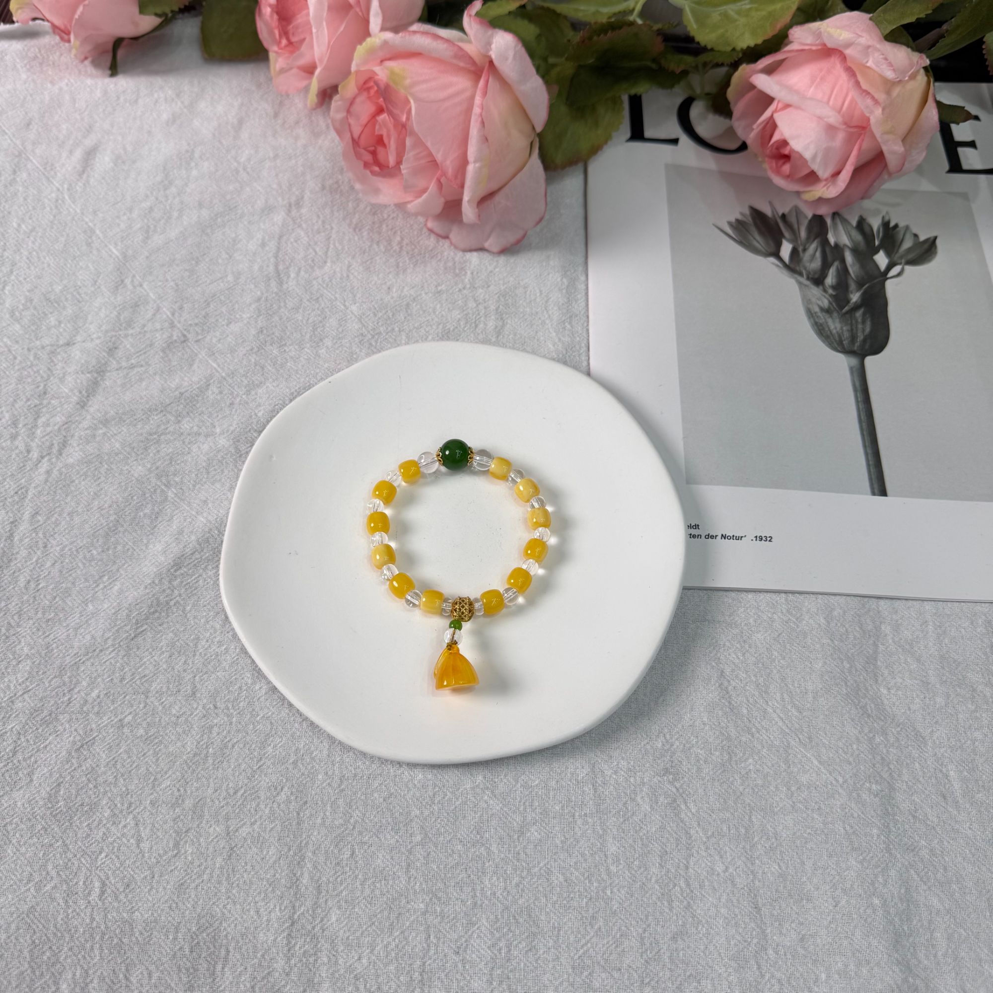 高定珠宝蜜蜡多宝手链HF2023S838