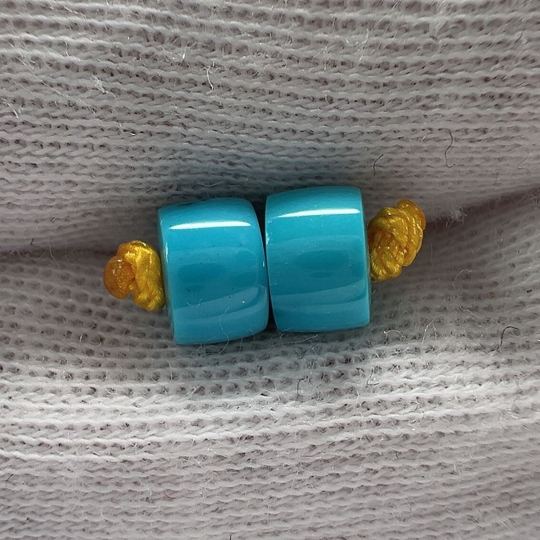 绿松石直切珠 未镶嵌