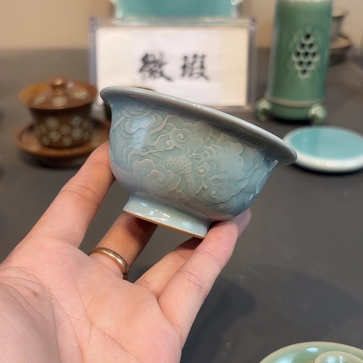 瓷片近距离感受青砂紫泥