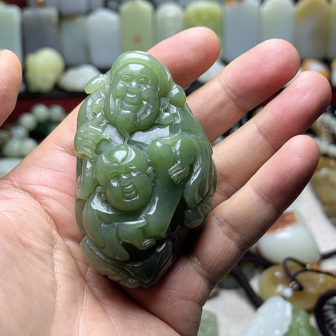 和田玉把件未镶嵌