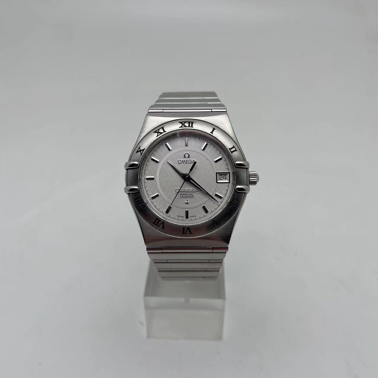 95新 Omega/欧米茄 欧米茄星座系列/表经35.5mm/单表/石英万年历