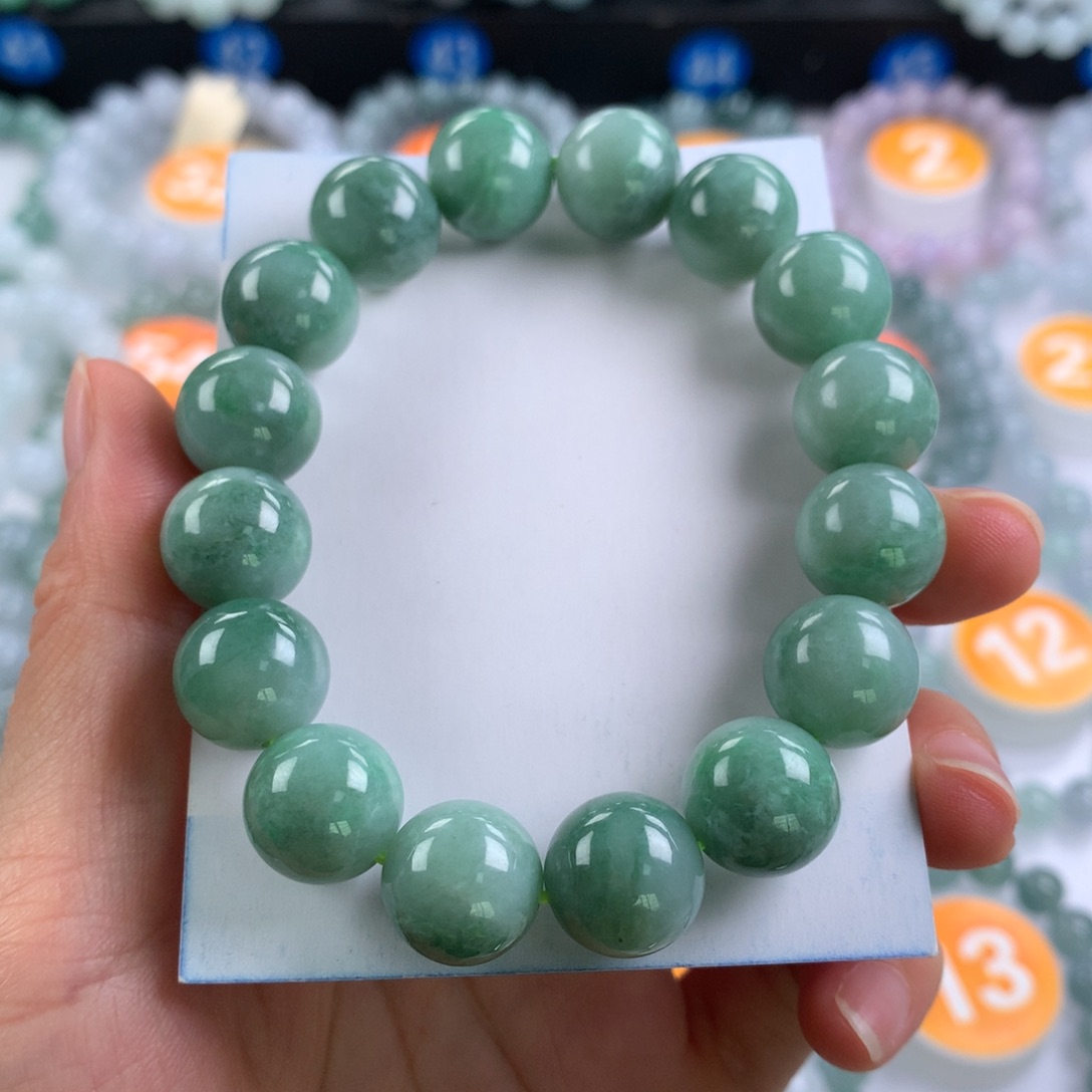 未镶嵌手链翡翠卡13