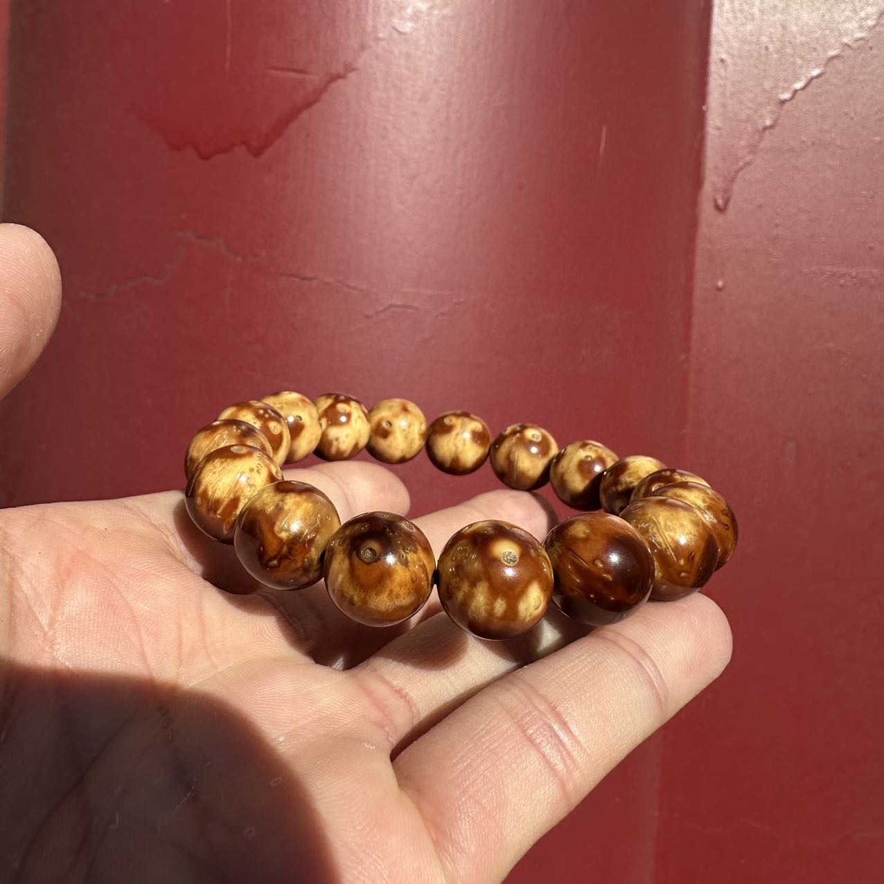 【阿钰推荐】LY08510-紫金鼠小浣熊正圆手串-尺寸13mm-多样性发其一