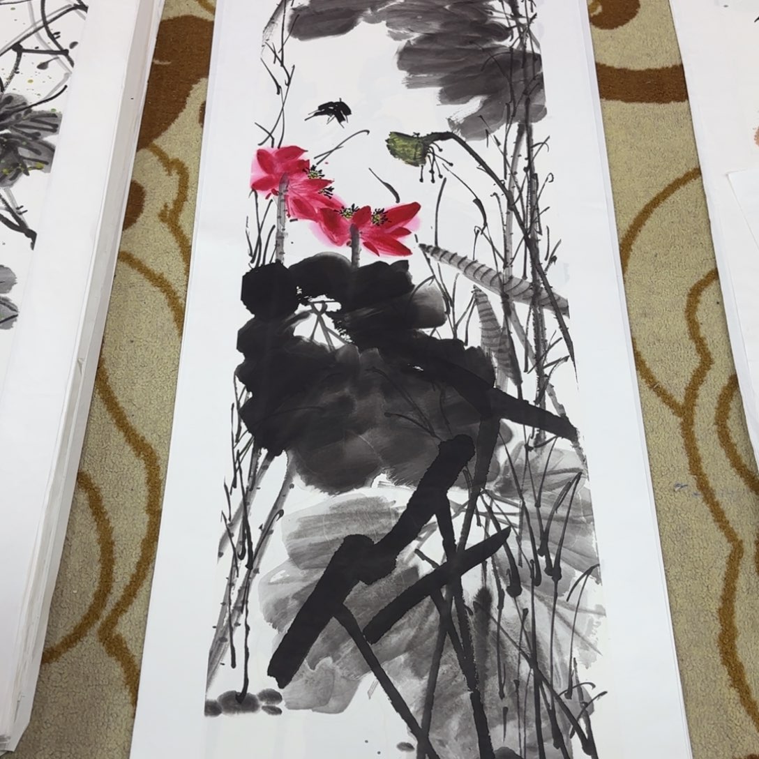 国画巴进老师作品刘