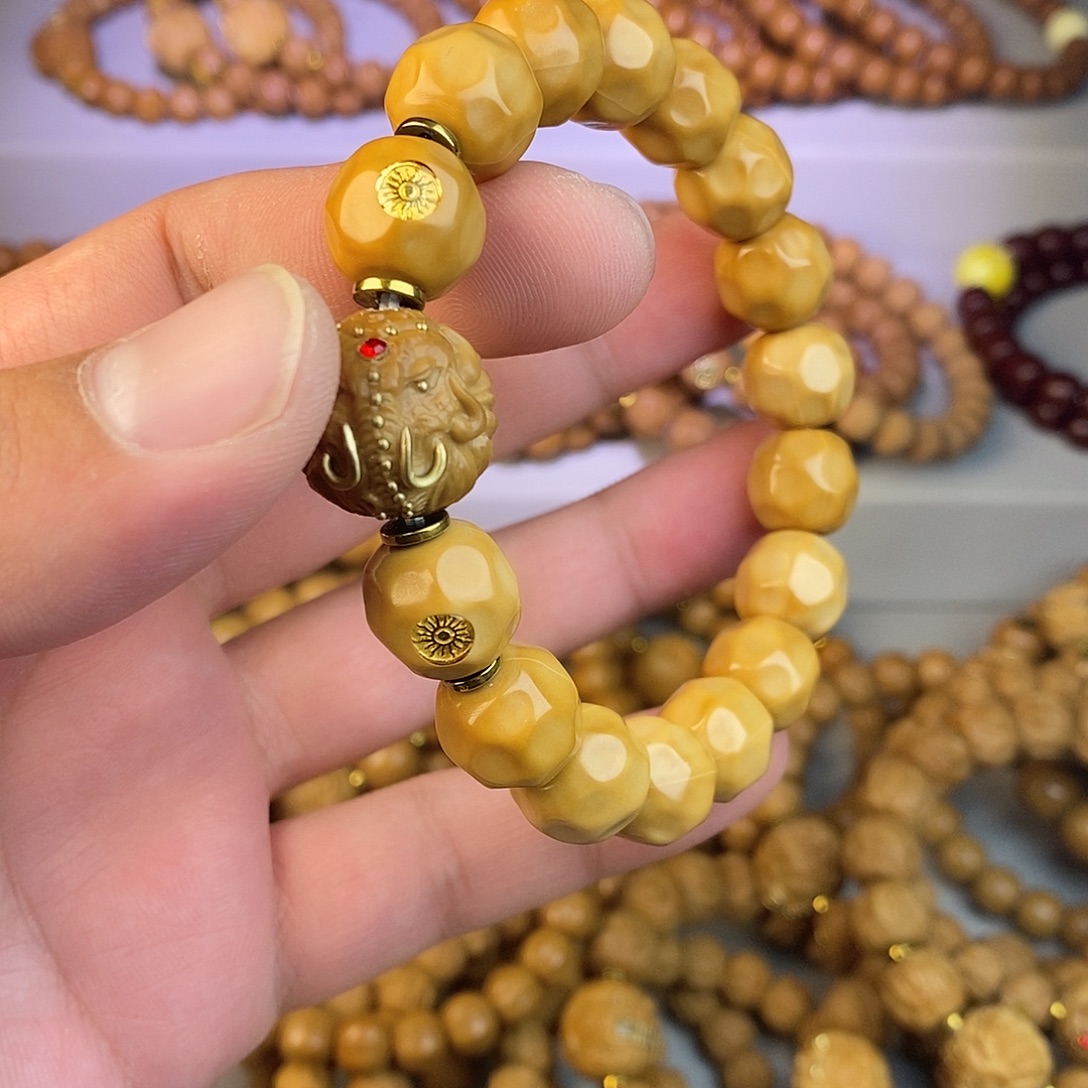 狭***逢猴头核桃手串全品大奶酪像神