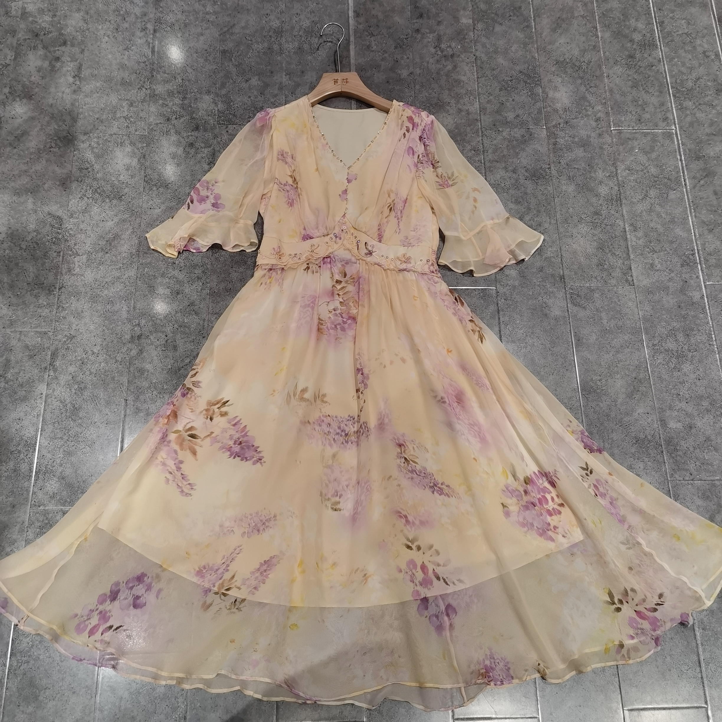 6149芭莎家桑蚕丝连衣裙