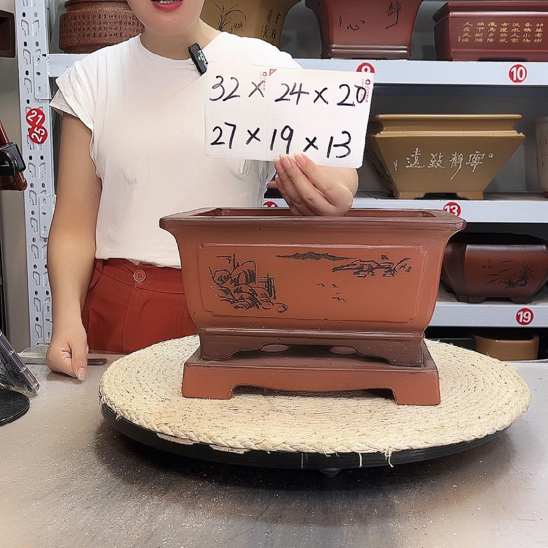 紫砂花盆紫砂花盆