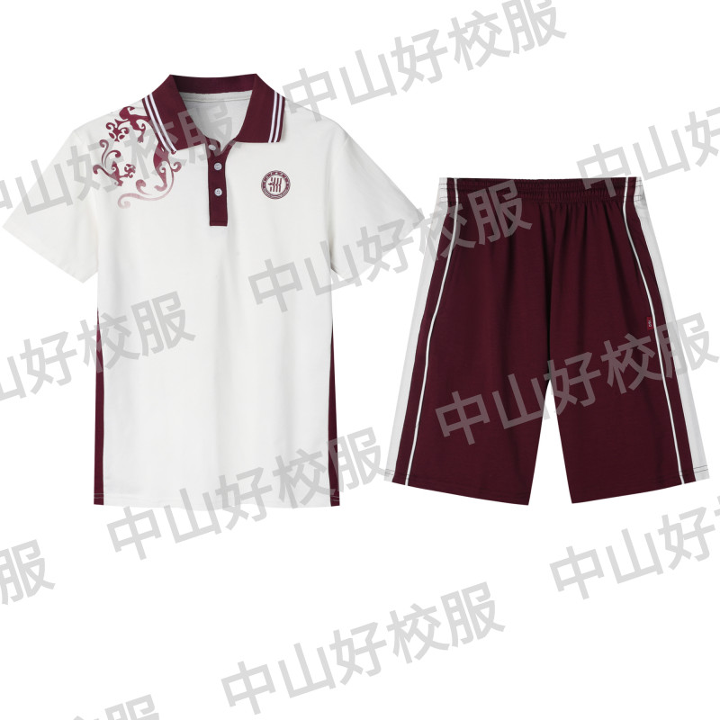 【中山烟洲中学】中山校服中学生运动服校服短袖秋季长袖冬季外套